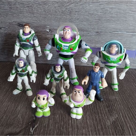 Disney Pixar Toy Story Buzz Lightyear Figures Toy Lot - Picture 1 of 4